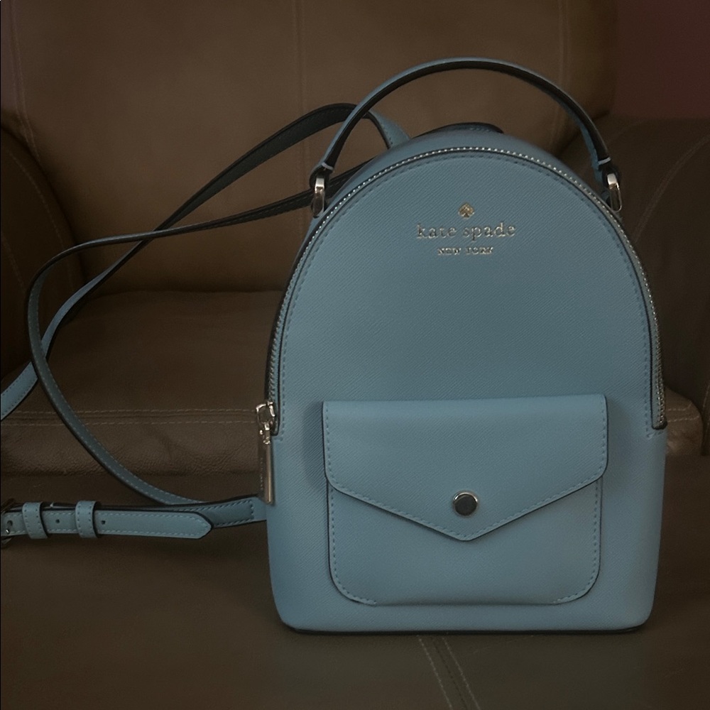 Kate Spade Blue Backpack (Brand New never used)